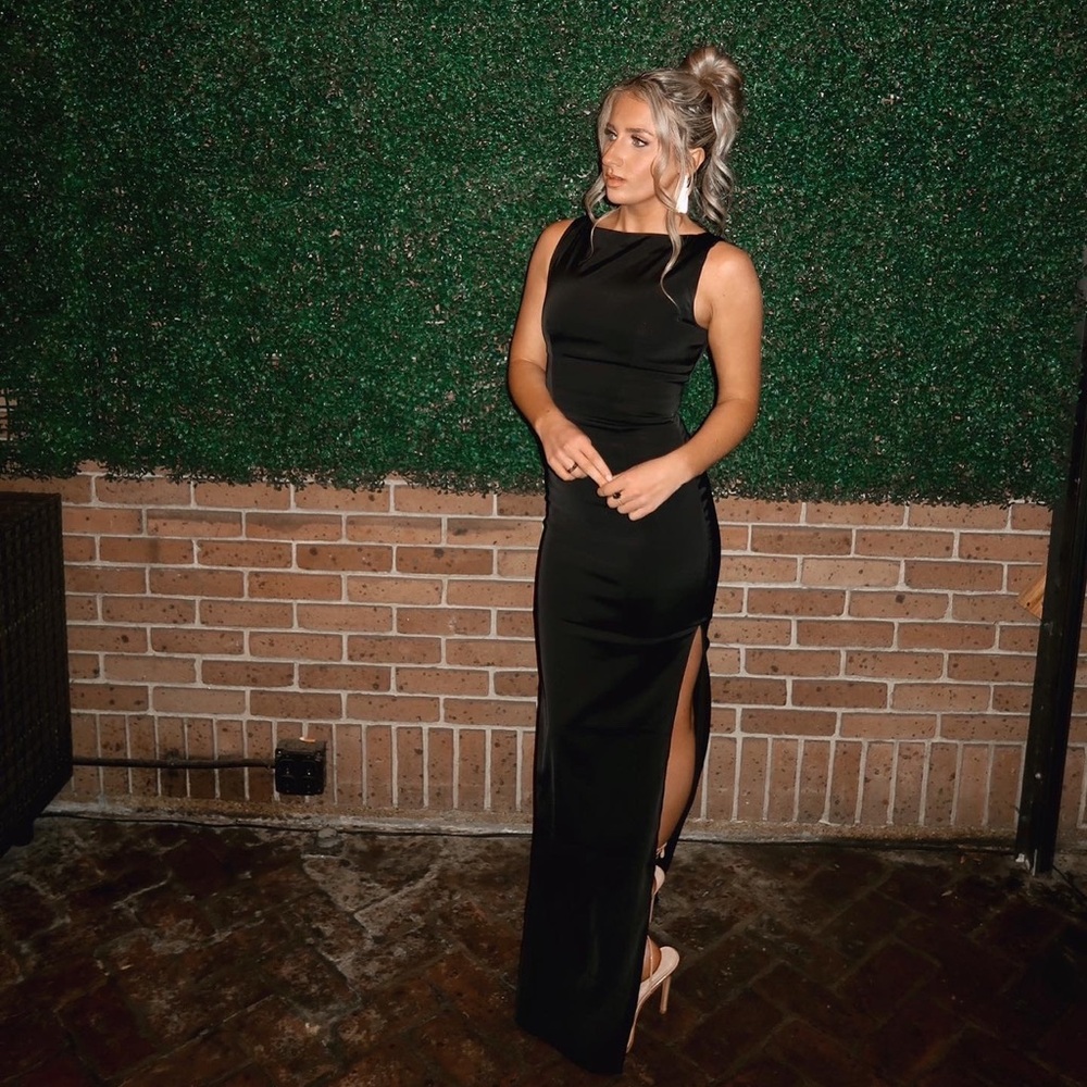 House of CB black dress